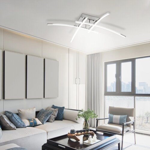 Plafoniera LED Alexis, crom, 24W, 1920lm, 4000K, IP20, Rabalux, 2503