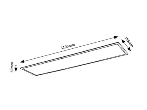 Plafoniera LED Almond, fag, 40W, 4200lm, 4000K, IP20, Rabalux, 6909