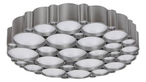 Plafoniera LED Andela, argintiu, 48W, 2956lm, 4000K, IP20, Rabalux, 6039