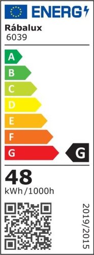 Plafoniera LED Andela, argintiu, 48W, 2956lm, 4000K, IP20, Rabalux, 6039