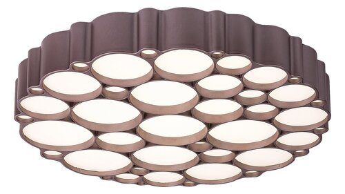 Plafoniera LED Andela, maro, 48W, 2956lm, 4000K, IP20, Rabalux, 6040