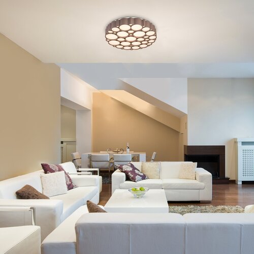 Plafoniera LED Andela, maro, 48W, 2956lm, 4000K, IP20, Rabalux, 6040