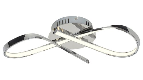 Plafoniera LED Aniela, crom, 20W, 1600lm, 4000K, IP20, Rabalux, 2187