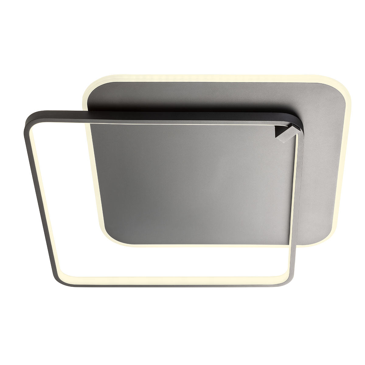 Plafoniera LED Arp, negru mat, 55W, 6995lm, 3000K, IP20, Smarter, 01-2662