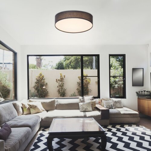 Plafoniera LED Artemis, gri, 24W, 1950lm, 3000K, IP20, Rabalux, 5681