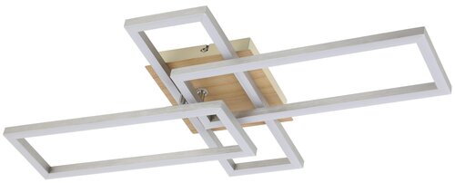 Plafoniera LED Ashton, crom satin, 24W, 1870lm, 4000K, IP20, Rabalux, 6590