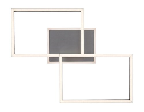 Plafoniera LED Athelstan, argintiu/aluminiu slefuit, 40W, 2900lm, 4000K, IP20, Rabalux, 71014