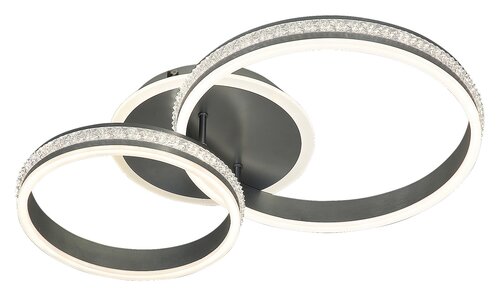 Plafoniera LED Avalon, aluminiu slefuit, 50W, 3150lm, 4000K, IP20, Rabalux, 2229