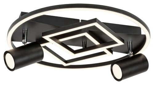 Plafoniera LED Aztec, negru mat, 40W, 2000lm, 4000K, IP20, Rabalux, 6905