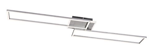 Plafoniera LED Benedick, argintiu/aluminiu slefuit, 40W, 3050lm, 2700-6500K, IP20, Rabalux, 71015