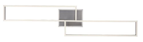 Plafoniera LED Benedick, argintiu/aluminiu slefuit, 40W, 3050lm, 2700-6500K, IP20, Rabalux, 71015