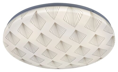 Plafoniera LED Benita, cu model alb, 18W, 900lm, 4000K, IP20, Rabalux, 3077