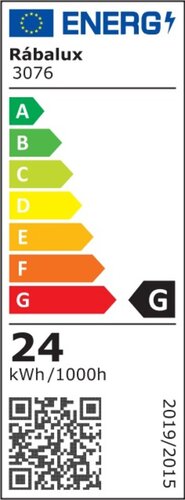 Plafoniera LED Benita, cu model alb, 24W, 1200lm, 3000K, IP20, Rabalux, 3076