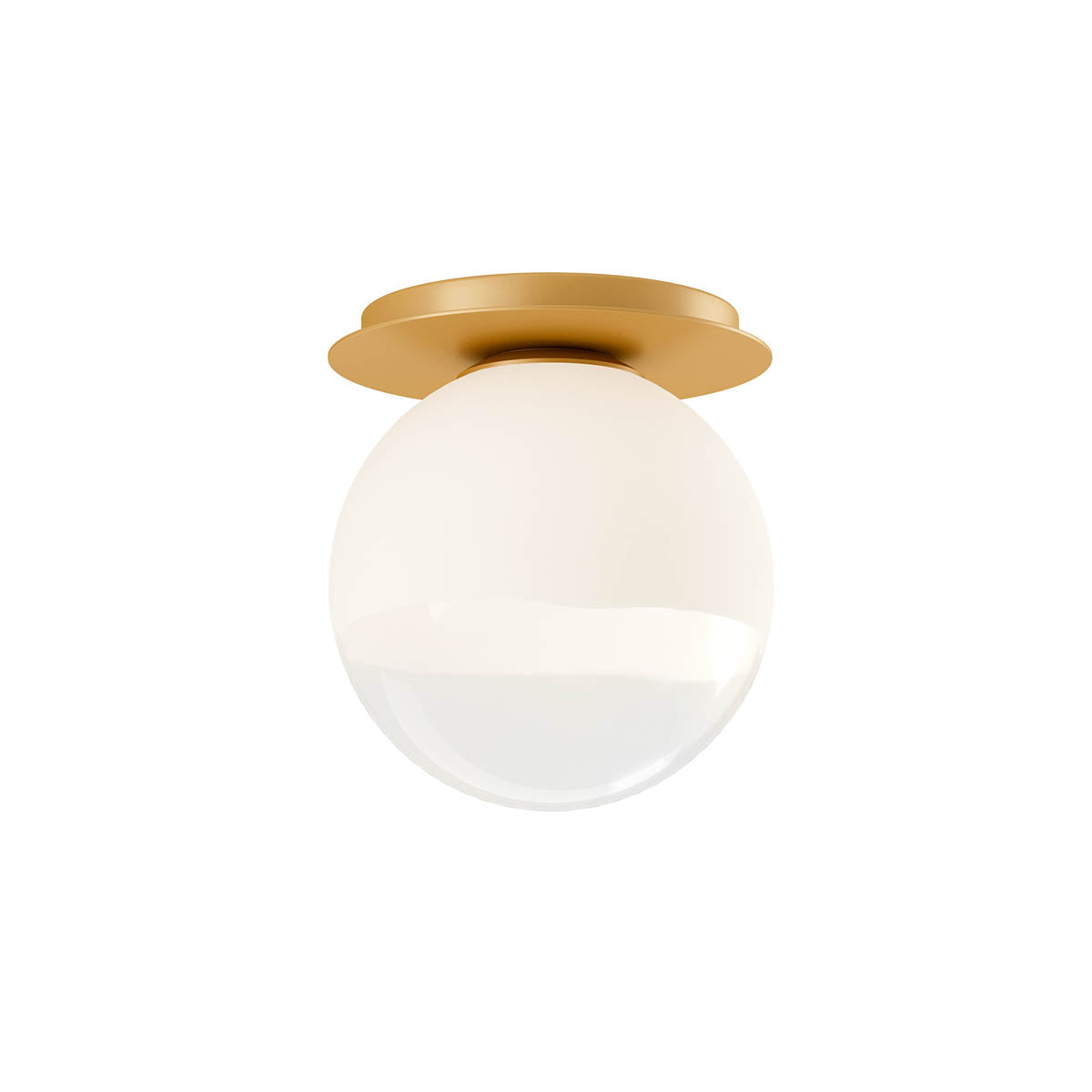 Plafoniera Berry, auriu mat / opal degrade suflat, 1XE27, IP20, Redo, 01-2278