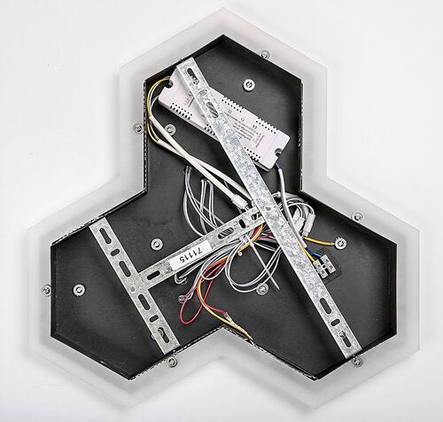 Plafoniera LED Bitsi, negru, 72W, 3200lm, 3000K+6000K, IP20, Rabalux, 71115