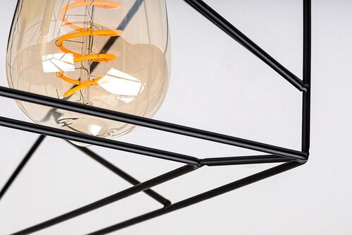 Plafoniera Boire, negru, 4xE27, IP20, Rabalux, 71024