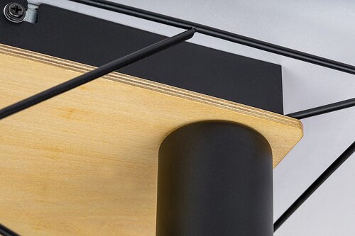 Plafoniera Boire, negru, 4xE27, IP20, Rabalux, 71024