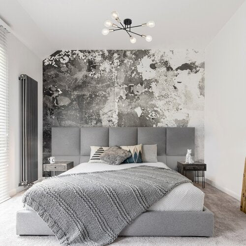 Plafoniera Branwen, negru mat, 6xE27, IP20, Rabalux, 71026