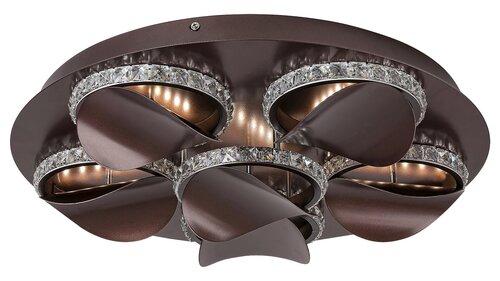 Plafoniera LED Capriana, maro metalizat, 36W, 1440lm, 4000K, IP20, Rabalux, 5051