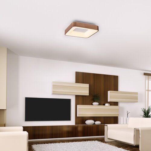 Plafoniera LED Carmella, auriu, 30W, 1950lm, 4000K, IP20, Rabalux, 5056