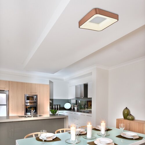 Plafoniera LED Carmella, auriu, 50W, 3889lm, 4000K, IP20, Rabalux, 5057