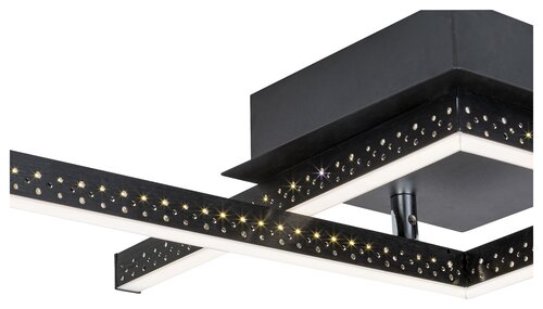 Plafoniera LED Casimir, negru mat, 23W, 1250lm, 4000K, IP20, Rabalux, 5267