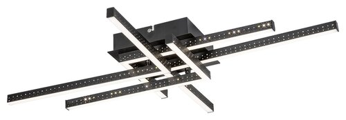 Plafoniera LED Casimir, negru mat, 35W, 1970lm, 4000K, IP20, Rabalux, 5268
