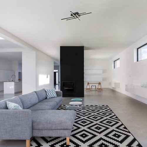 Plafoniera LED Casimir, negru mat, 35W, 1970lm, 4000K, IP20, Rabalux, 5268