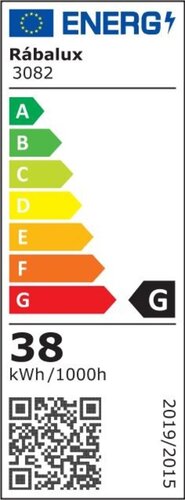 Plafoniera LED Ceilo, negru, 38W, 3200lm, 3000-6500K, IP20, Rabalux, 3082