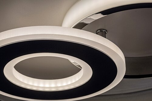 Plafoniera LED Celinda, crom, 40W, 2000lm, 4000K, IP20, Rabalux, 5230