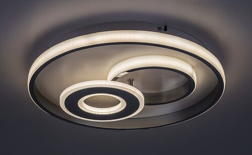 Plafoniera LED Celinda, crom, 40W, 2000lm, 4000K, IP20, Rabalux, 5230