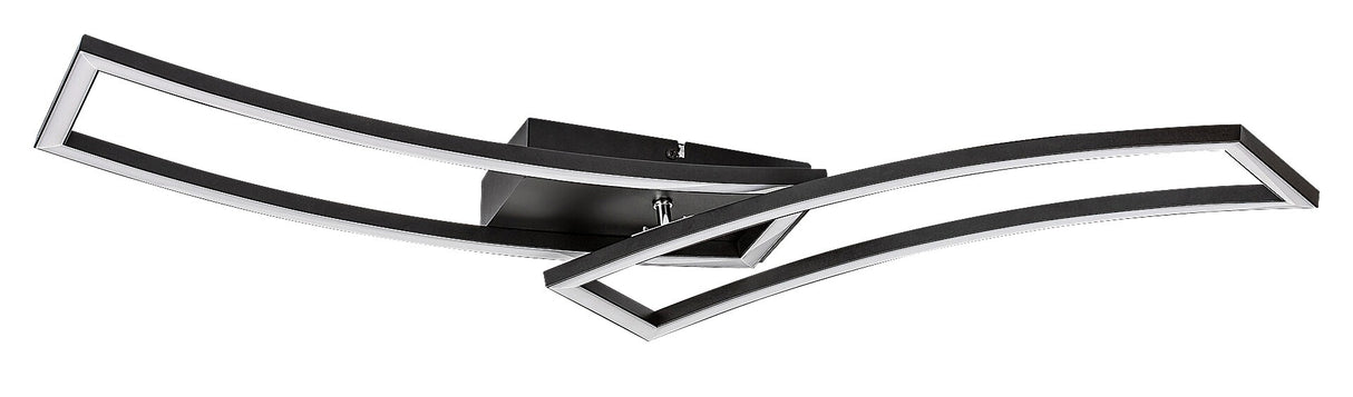 Plafoniera LED Cirilla, negru, 40W, 3180lm, 3000K, IP20, Rabalux, 71005