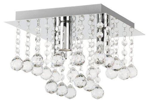 Plafoniera Corinna, crom, 3xE14, IP20, Rabalux, 2617