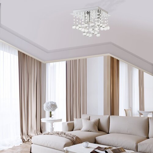 Plafoniera Corinna, crom, 3xE14, IP20, Rabalux, 2617