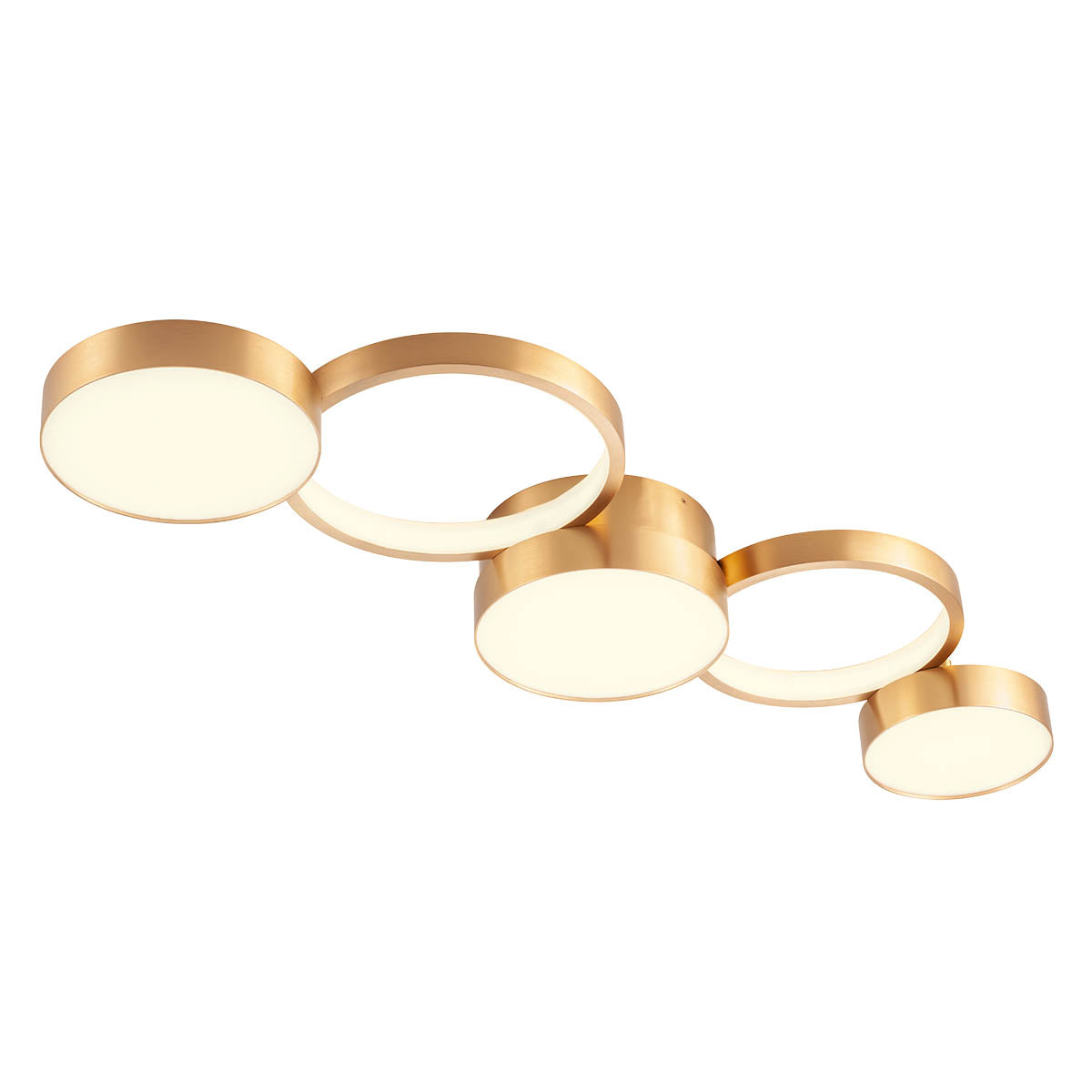 Plafoniera LED Cronos, alama, 65W, 9393 lm, 3000K, IP20, Redo, 01-2540