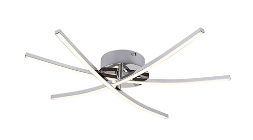 Plafoniera LED Cyclone, crom, 21W, 1450lm, 4000K, IP20, Rabalux, 4606