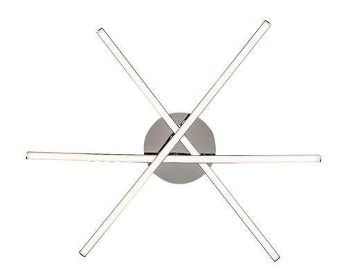 Plafoniera LED Cyclone, crom, 21W, 1450lm, 4000K, IP20, Rabalux, 4606