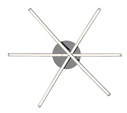 Plafoniera LED Cyclone, crom, 21W, 1450lm, 4000K, IP20, Rabalux, 4606