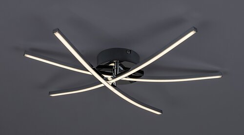 Plafoniera LED Cyclone, crom, 21W, 1450lm, 4000K, IP20, Rabalux, 4606