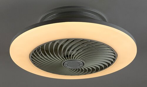 Plafoniera LED cu ventilator Dalfon, alb, 36W, 2100lm, 3000K-6000K, D.55cm, IP20, Rabalux, 67100