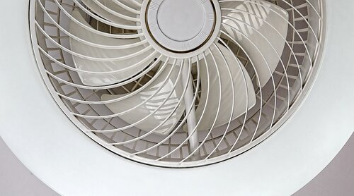 Plafoniera LED cu ventilator Dalfon, alb, 36W, 2100lm, 3000K-6000K, D.55cm, IP20, Rabalux, 67100
