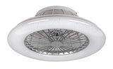 Plafoniera cu ventilator Dalfon, argintiu, 1700lm, LED 30W, 3000-6500K, Rabalux 6859