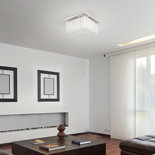 Plafoniera LED Danielle, crom, 21W, 1750lm, 4000K, IP20, Rabalux, 2448