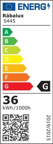 Plafoniera LED Danny, alb, 36W, 3000lm, 3000-6500K, IP20, Rabalux, 5445