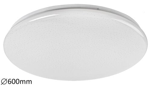 Plafoniera LED Danny, alb, 60W, 4800lm, 3000-6500K, D.60cm, IP20, Rabalux, 5446