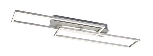 Plafoniera LED Demetrius, argintiu/ aluminiu slefuit, 40W, 2850lm, 4000K, IP20, Rabalux, 71012