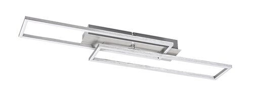 Plafoniera LED Demetrius, argintiu/ aluminiu slefuit, 40W, 2850lm, 4000K, IP20, Rabalux, 71012