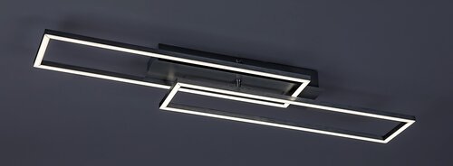 Plafoniera LED Demetrius, argintiu/ aluminiu slefuit, 40W, 2850lm, 4000K, IP20, Rabalux, 71012