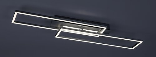 Plafoniera LED Demetrius, argintiu/ aluminiu slefuit, 40W, 2850lm, 4000K, IP20, Rabalux, 71012