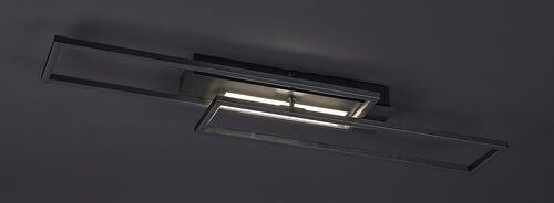 Plafoniera LED Demetrius, argintiu/ aluminiu slefuit, 40W, 2850lm, 4000K, IP20, Rabalux, 71012